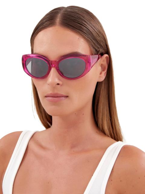 BALENCIAGA Women's 57MM Oval Sunglasses - Fuchsia