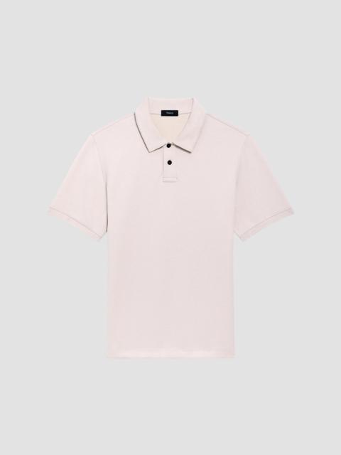 Theory Men's Delroy Cotton-Blend Polo Shirt - Silver Stone
