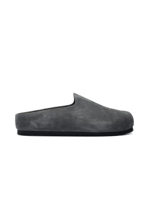 BIRKENSTOCK Amsterdam Wrapped Suede Charcoal