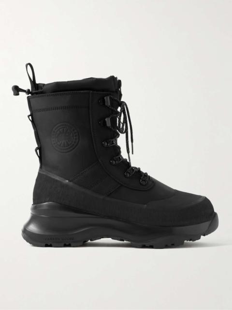 Armstrong Rubber-Trimmed Nubuck Boots