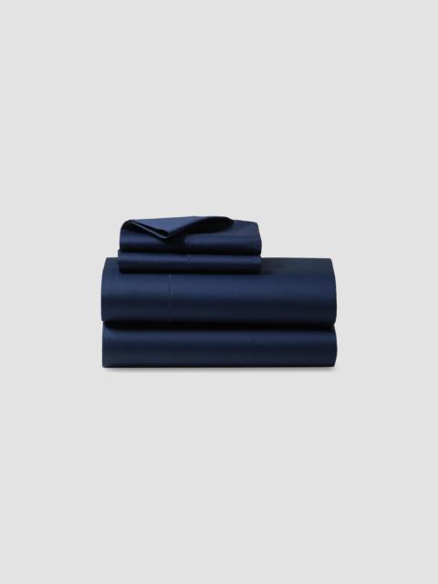 Ralph Lauren Organic Sateen 624-Thread Count Sheet & Pillowcase Collection - Polo Navy