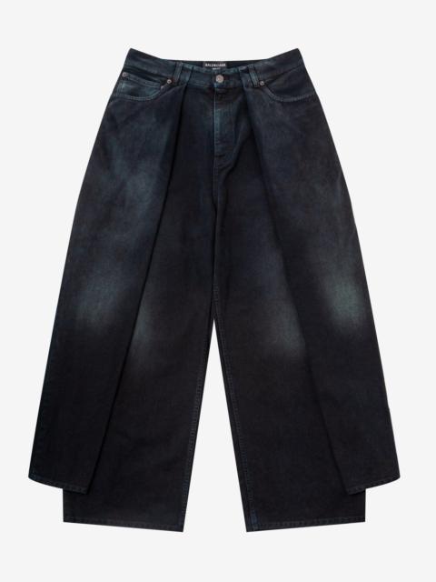 BALENCIAGA Black Double Side Jeans