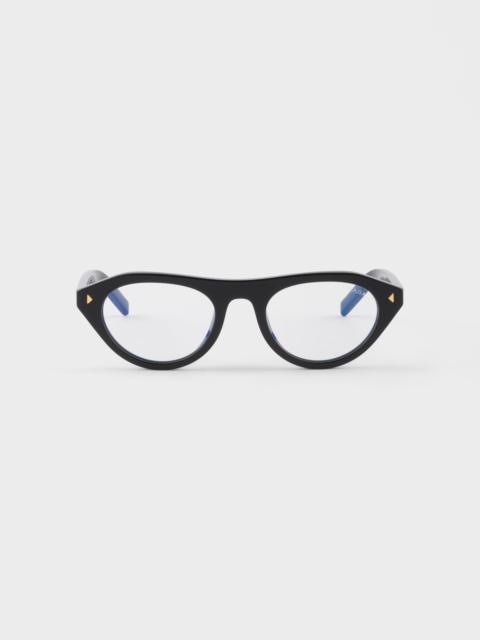 Prada Prada sunglasses with the iconic metal plaque