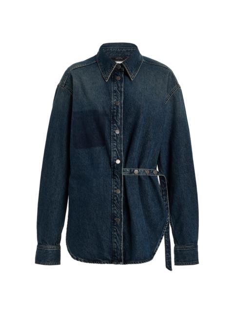 HAIKURE Bella Denim Shirt Jacket dark wash
