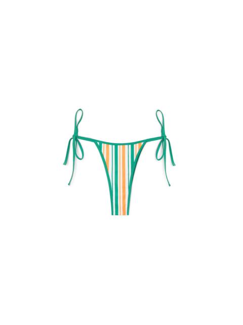CASABLANCA Striped String Bikini Bottom