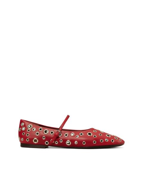 TORY BURCH eyelet Mary Jane ballerina shoes