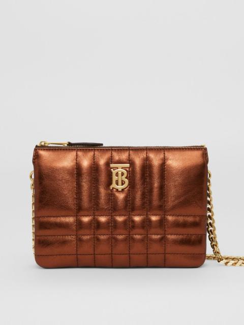 Burberry Quilted Leather Lola Twin Pouch