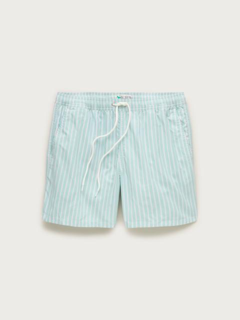 J.CREW 6" swim trunk in cotton-nylon blend oxford