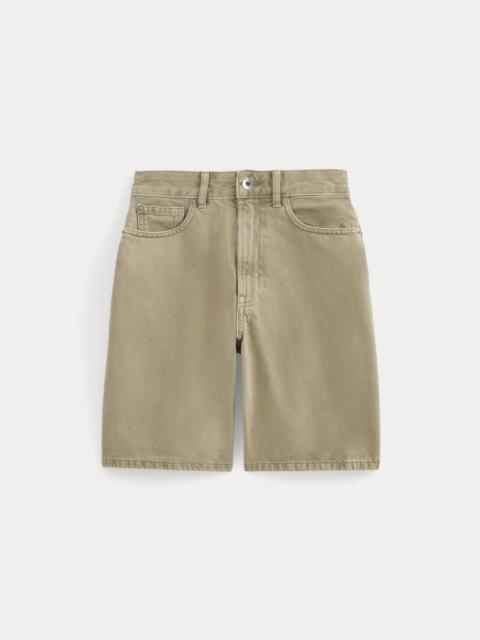 EVERLANE THE LONG A-LINE DENIM SHORT