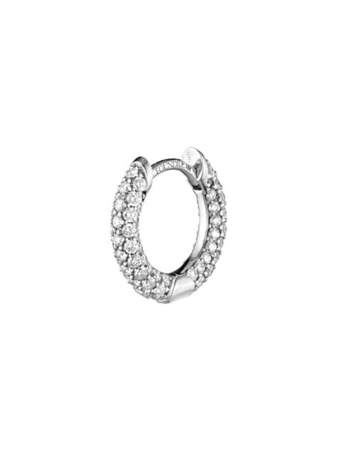 FOUNDRAE Petite Pave Chubby Hoop Earring