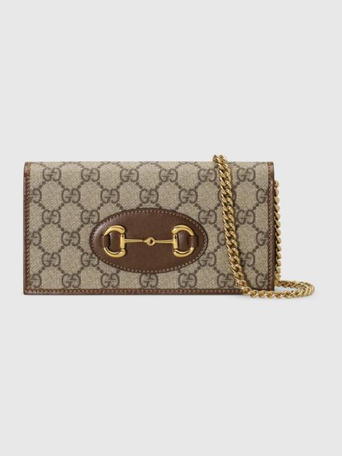 GUCCI Gucci Horsebit 1955 wallet with chain
