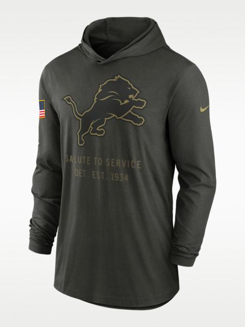 Nike Detroit Lions Salute to Service Sideline Men’s Nike Dri-FIT NFL Long-Sleeve Hooded Top