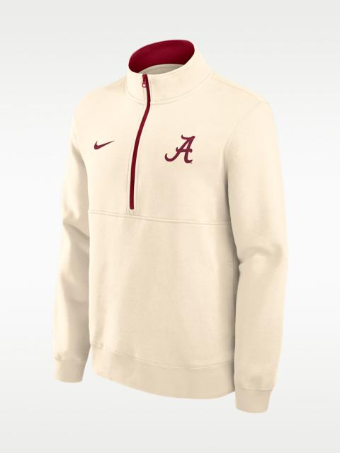 Nike Alabama Primetime Primary Logo Men's Nike College 1/2-Zip Crew