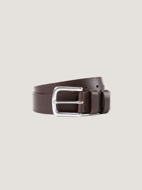 Sunspel Grained Leather Belt