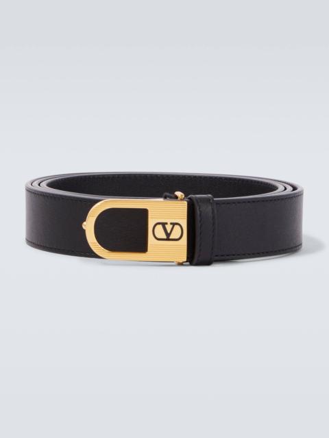 Valentino VLogo leather belt