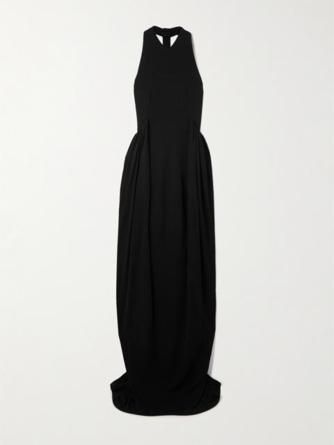 Givenchy Draped Crepe Halterneck Gown