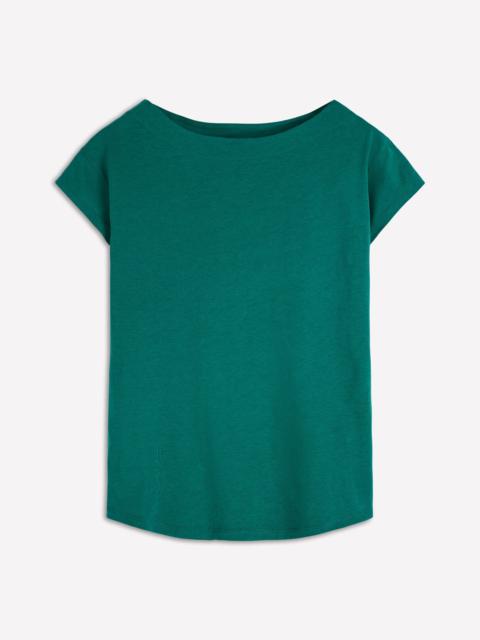 BODEN Supersoft Boat Neck T-Shirt-Deep Teal