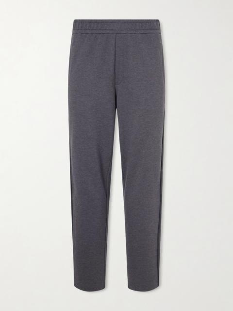 Moncler Straight-Leg Striped Cotton Sweatpants