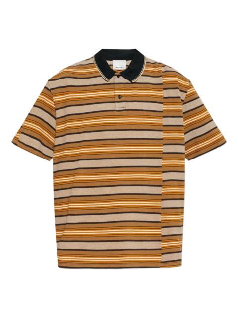 Isabel Marant Safko striped polo shirt