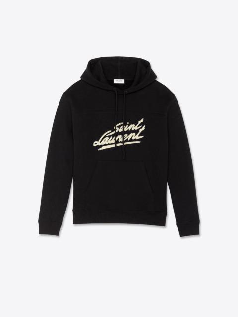 SAINT LAURENT "saint laurent" '50s signature hoodie