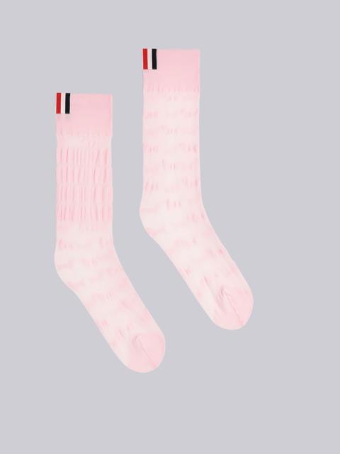 Thom Browne Sheer Hector 4-Bar Mid Calf Socks