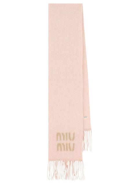 Miu Miu Wool and mohair scarf