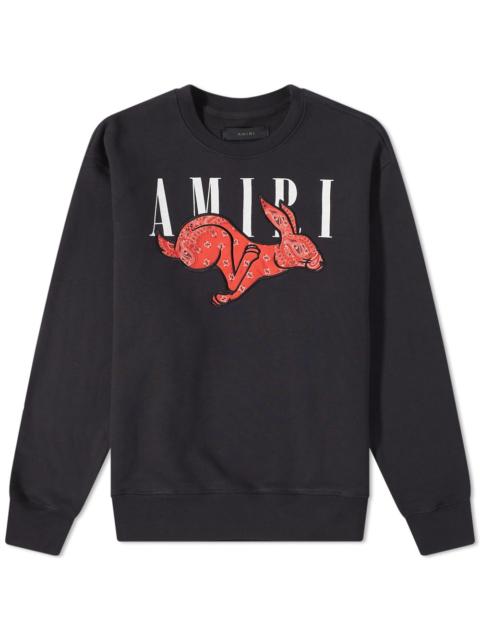AMIRI AMIRI CNY Rabbit Logo Crew Sweat