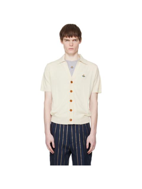 Vivienne Westwood Off-White Polo Cardigan