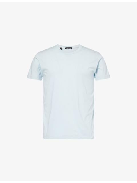 TOM FORD Relaxed-Fit Crew-Neck Cotton and Silk-Blend T-Shirt
