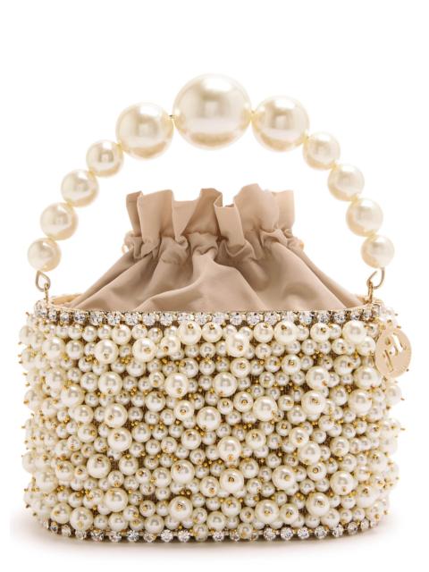 Rosantica Rosantica Holli Osiris Faux Pearl-embellished top Handle bag