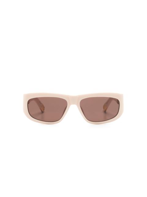 JACQUEMUS rectangle-frame sunglasses