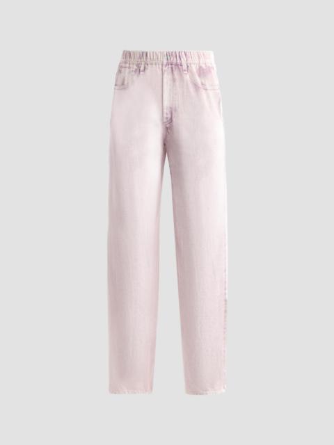 rag & bone Women's rb Miramar Velvet Wide-Leg Pants - Pink Marble