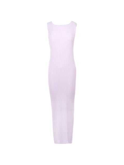ISSEY MIYAKE ribbed midi dress