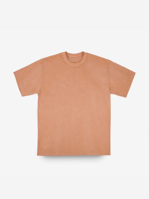 Iron Heart UTIL-HDYE-PCH UTILITEES - 5.5oz Loopwheel Crew Neck T-Shirt - Hand Dyed Peach