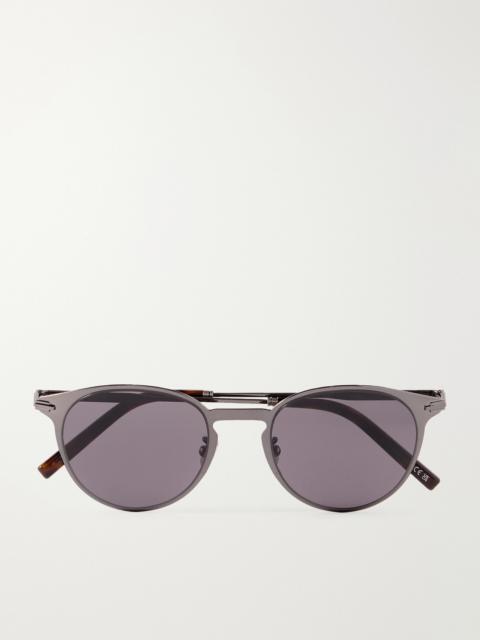 Dior DiorBlackSuit R8U Round Metal Sunglasses