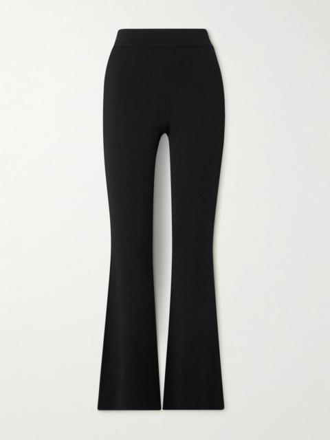 Altuzarra Florie knitted flared pants Black