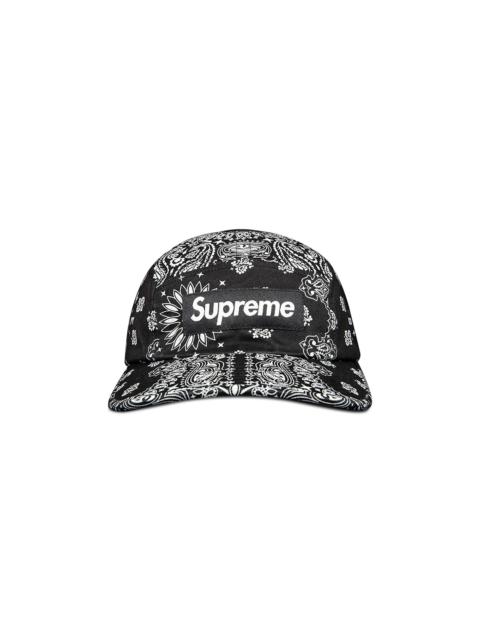 Supreme Bandana Camp Cap 'Black'