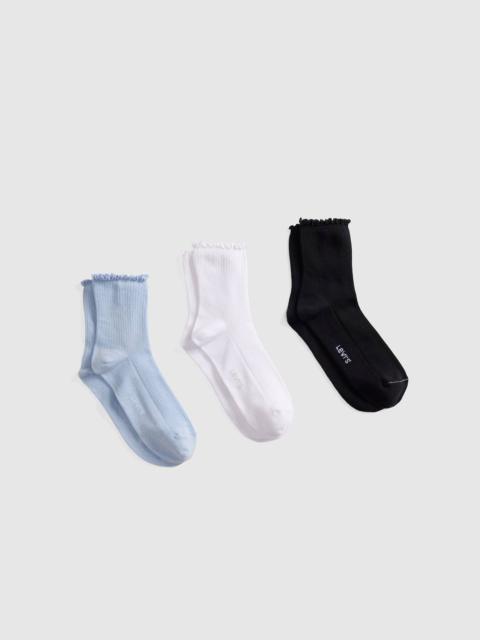 Levi's LEVI'S® SHORT CUT LETTUCE SOCKS (3 PACK)