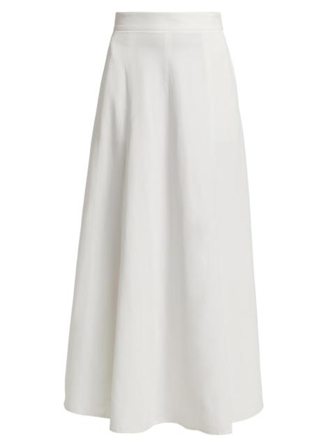 TWP Women's Kennedy A-Line Maxi Skirt - White