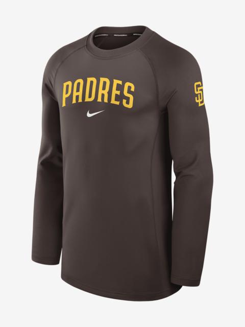 San Diego Padres Authentic Collection Game Time Nike Men's Dri-FIT MLB Long-Sleeve T-Shirt