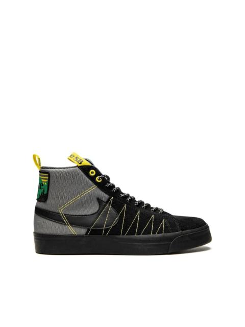 Zoom Blazer Mid PRM "Cool Grey/Black/White/Yellow S" sneakers