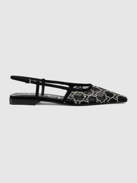 GUCCI Women's GG slingback ballet flat