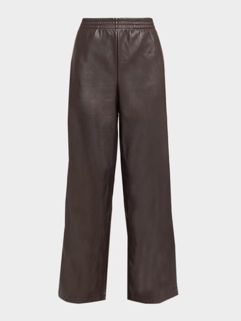 THE UPSIDE Twilight Vegan Leather Wide-Leg Pants