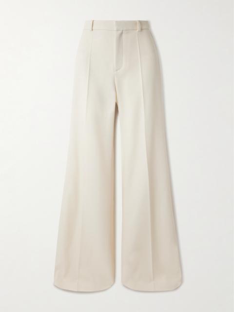 Chloé Wool-twill Wide-leg Pants