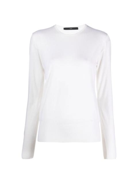 SAPIO long-sleeved knitted top