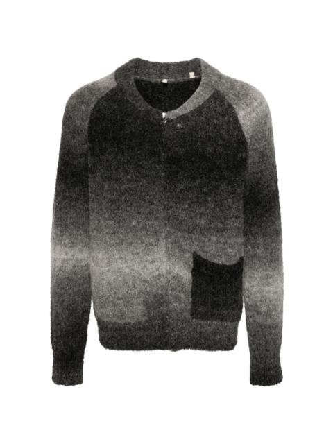 SUNFLOWER gradient-effect cardigan