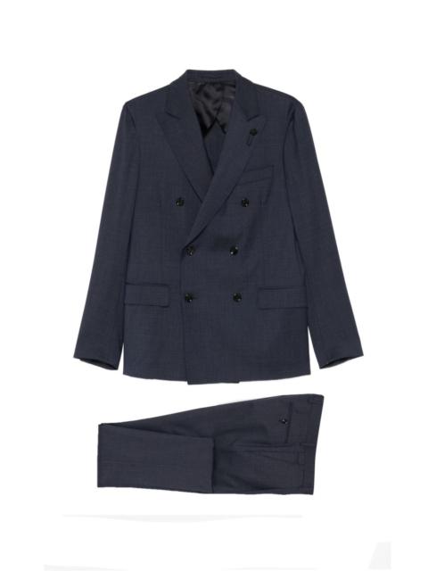 LARDINI double-breasted suit