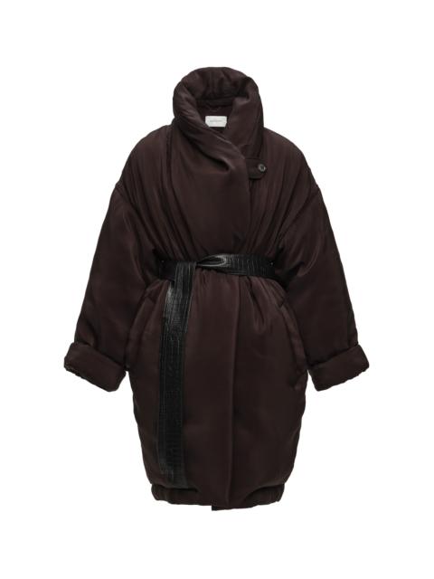 MAGDA BUTRYM Wool-Blend Puffer Coat brown