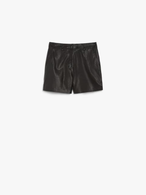 WEEKEND Max Mara VIRGOLA Leather shorts