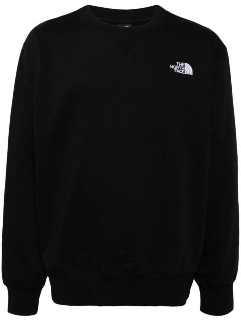 The North Face logo-embroidered long-sleeved sweatshirt